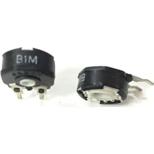 Potentiometer PT10-B1M 9-step vertical handle hexagonal hole adjustable potentiometer free shipping