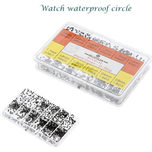 Mini Small Rubber Washer O-Ring Watch Crown Waterproof Seals Repair Tools