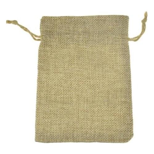 Retail 20X30 cm /8"X12" 50pcs Faux jute/Hessian Hemp Burlap Jewelry Gift sack Shoes Packaging Storage Bags