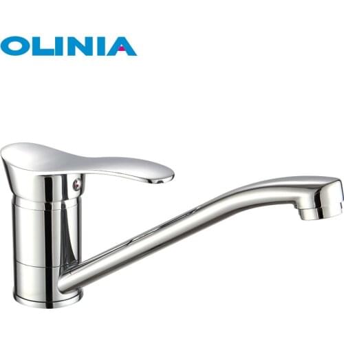 OLINIA bathroom faucets basin, long tub basin tap, polished bathroom basin, wave handle bathroom faucets, sink faucets OL8094