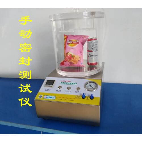 Vacuum sealing performance tester Sealer Sealing tester Air leakage detection of packaging bag Bag leak detector Sealer