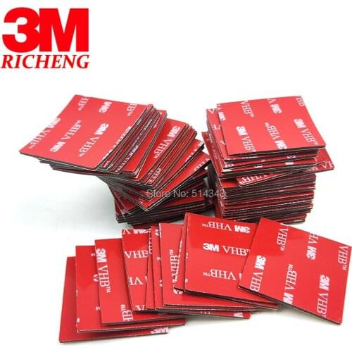 3M VHB 5952 High Sticky Acrylic Adhesive Foam Tape/It Can Sticky To Glass,Metal And So On Size Is 40mm*40mm/20Pcs/Lot