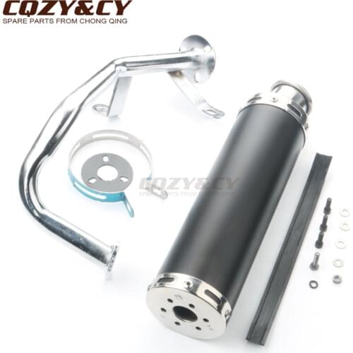 Scooter high performance exhaust pipe for Qingqi REX QM50QT-6A 10A RS 400 450 460 GY6 50cc 139QMA 139QMB 4-stroke