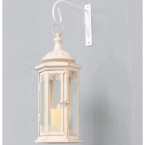 Iron Wall Hanging Hook Indoor Outdoor Home Decoration Hook Hanging Plant Flower Pot Bird Cage Lantern Bird Nest Wind Chime