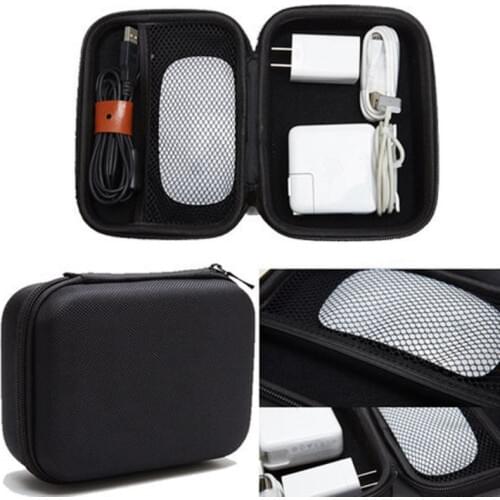 EVA Hard Case For Apple Pencil Magic Mouse Power Adapter Carry Case