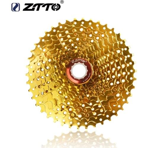 ZTTO 10 Speed Gold Freewheel 10s Cassette 11-36 T Golden Flywheel durablefor M610 XT M785 SLX M670 M975 K7 NX GX MTB parts