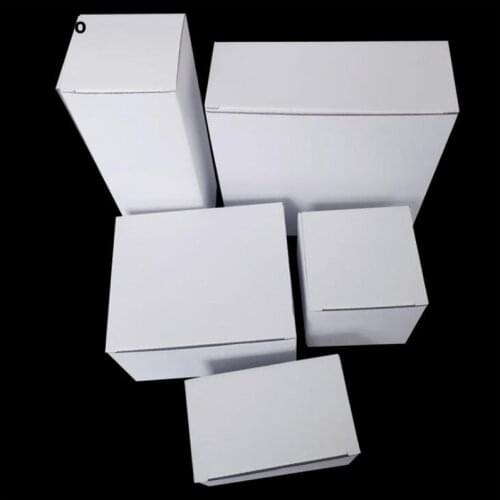 16cm 15pcs White Big Carton Box for Shipping Delivery Large Corrugated Mailing Postal Box
