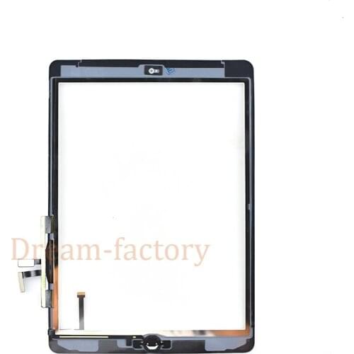 20pcs For ipad Air A1474 A1475 A1476 Touch Screen Digitizer +Home Button +Sticker +Camera Holder Complete Assembly Free DHL