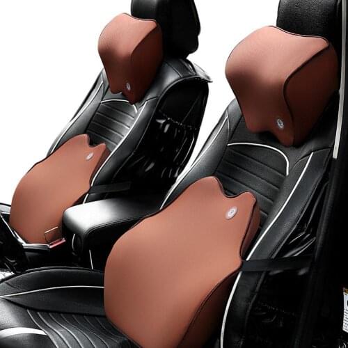 85% Hot Sales!! 3D Memory Foam Automobile Car Neck Waist Pillow Cushion Lumbar Support Headrest