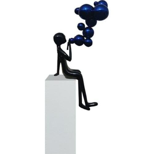 Abstract Bubble Figure Sculpture Hotel Home Modern Creative Large Crafts Ornaments Can Be Customized