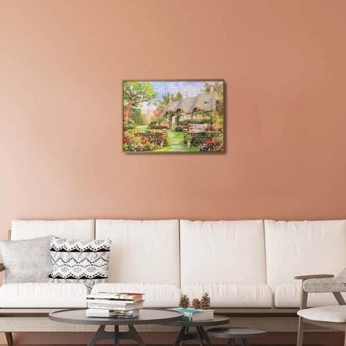 England Cottage 1000 Pieces Adult Childrens Puzzle Picture For Adults Assembling Puzzle Customized Jigsaw Puzzle Gift Holi O9H6