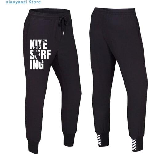 EAT SLEEP KITESURF Men Women Pants Kitesurfing Boarding Surfinger Cool Joggers Workout Trousers Harajuku Male Casual Sweatpants