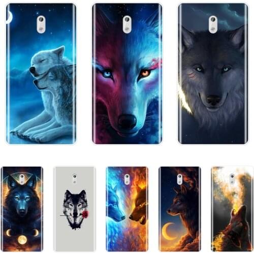 Phone Case For Nokia 7 Plus X6 Nokia6 Nokia5 Nokia3 Nokia2 Case Silicone Cool Wolf Back Cover For Nokia 8 6 5 3 2 1 Case