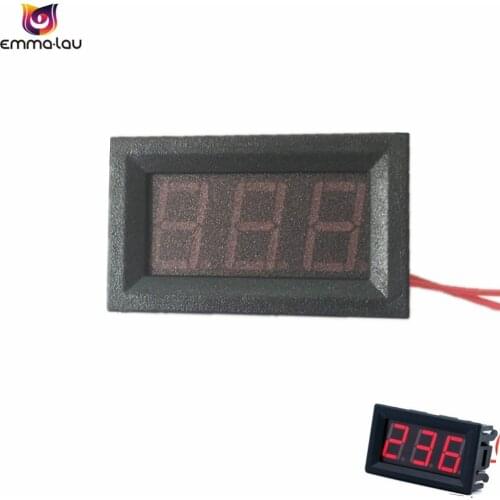 Digital AC 30V~500V Voltage Two-Wire Red 0.56" Led Voltmeter Meter 110V/220V/380V Power Supply Voltimetro Detector Tester