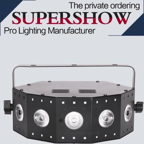 Disco Strobe l DMX control dj equipment LED 30*0.2W SMD-RGB Multi Angle 5x8w RGBW Five Light Eyes Color Wash LED beam light