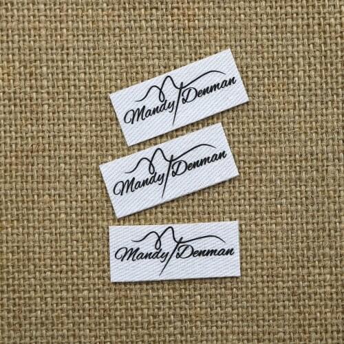 120pieces Ironing Labels, Logo or Text, Personalized Brand , Clothing Labels, Custom Design, Fabric tags(YT013)