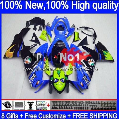Injection For SUZUKI K11 GSXR 750 600 2011 2012 2013 2014 2015 2016 18MC.110 GSXR600 GSXR750 11 12 13 14 15 Shark blue Fairing