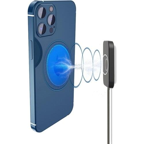 Magnetic 15 w Qi Wireless Charger Mini Desktop Phone Holder Stand For iPhone12 Pro/Mini/Max Fast Charging Wireless Charger