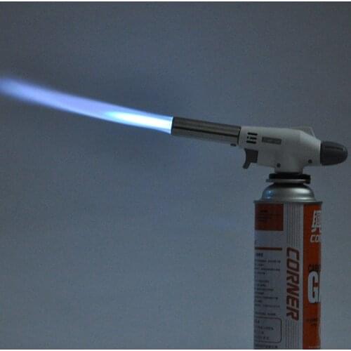 Metal Flame Gun Welding Gas Torch Lighter Heating Ignition Butane Portable Camping Welding Gas Torch For Outdoor BBQ
