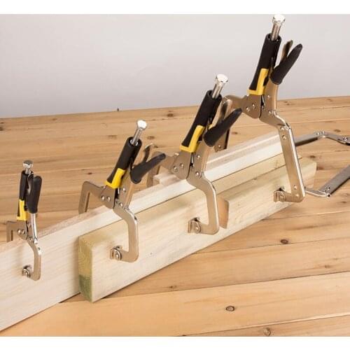 Multi-function Locking Clamp 6" 9" 11" Locking Vise Grip Welding Clamp C-clamp Sheet Steel Clamp Plier Woodworking Clamps Clips