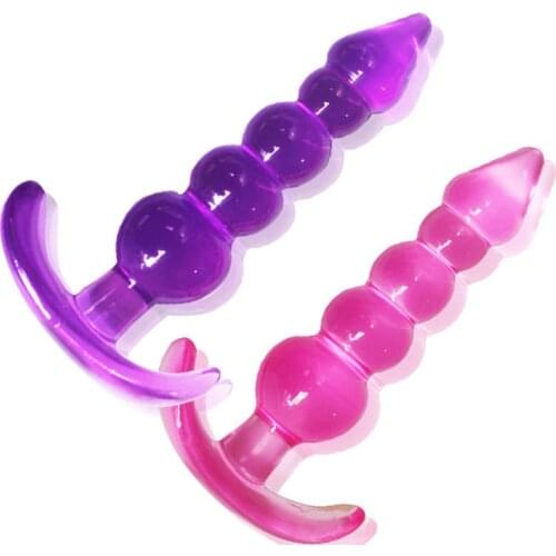 Soft Jelly Anal Butt Plug Dildo Anal Beads G-Spot Stimulation Anal Plug Sex Toys Sex Plug Fetish Anal Toy Adult Games Sexoshop