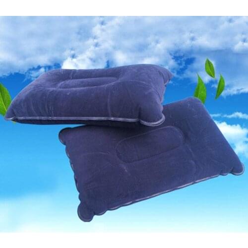 Camping Inflatable Compressible Portable Ultralight Ergonomic Pillow Cushion Air Pillows Head Rest Support Sleep Cushion
