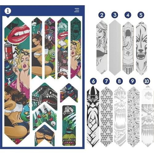 Mountain Bike Stickers Scratchproof Waterproof Protective Film 3M Film Pegatinas for MTB e-bike Road Bike Decoration Stickers