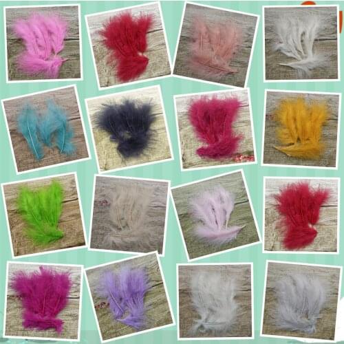 Wholesale 10 pcs 15 Color 12-18cm/5-7inch Natural Velvet Feathers DIY Jewelry Christmas Holiday Decoration