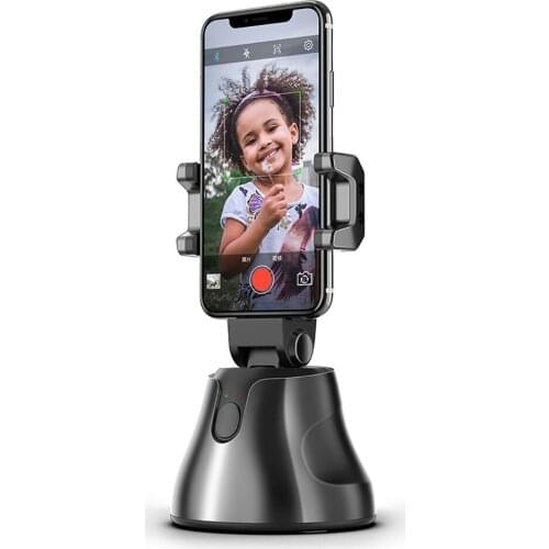 New automatic smart shooting selfie stick 360° object tracking bracket integrated rotating face tracking camera bracket