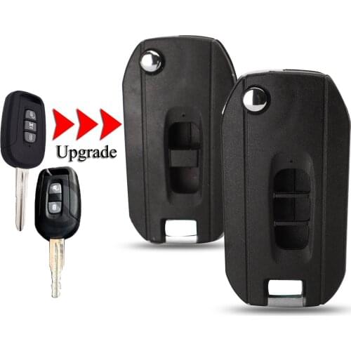 Kutery Upgrade Folding Car Key Shell For Chevrolet Captiva 2/3Buttons With Uncut Blade Blank Remote Key Cover Case