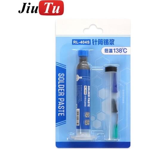 10CC BGA Tin Solder Paste Syringe Liquid Flux Melting Point 183℃ 138℃ 227℃ PCB Repair Stencil Welding Soldering Tool