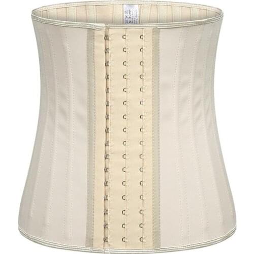 Wholesale Dropshipping 25 Steel Bone Latex Corset Waist Trainer Women Binders And Shapers Slimming Belt Smooth Waist Cincher 6XL