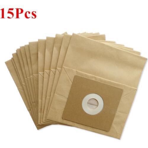 15pcs Vacuum Cleaner Dust Paper Bags 100*110mm Diameter 50mm for Vacuum Cleaner Philips Electrolux LG Haier Etc. Accessories