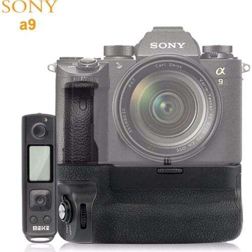 Meike MK-A9 PRO Battery Grip with 2.4GHz Remote Controller to Vertical-shooting for Sony A7 III A9 A7RIII A7III a7iii As VG-C3EM
