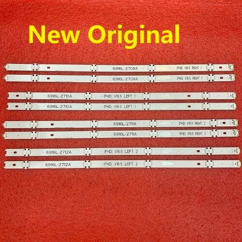 8 PCS/set LED backlight strip for LG 49LJ58300W 49UH603V 49UH620V 49LW340C 49LW340H 49LF5400 49LF5100 49LX300C 49LW55S 49LW541H