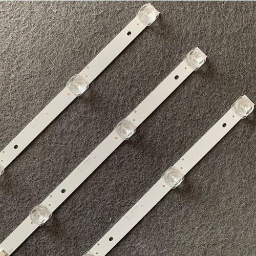 3PCS LED Backlight strip bar 8 lamp for 43" TV CC02430D738V04 43E20 3X8 8S1P 1410 0D20