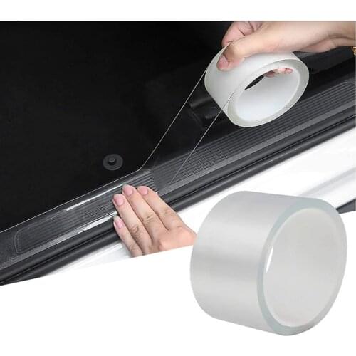 Universal waterproof stickers Anti Scratch Transparent Tape For Car Door Auto Bumper Scratchproof Strip