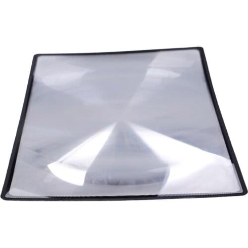 HUXUAN PVC Magnifier Sheet Magnifying Glass A5 Flat X3 Book Page Magnification Magnifying Reading Glass Lens Tool Parts Hot Sale