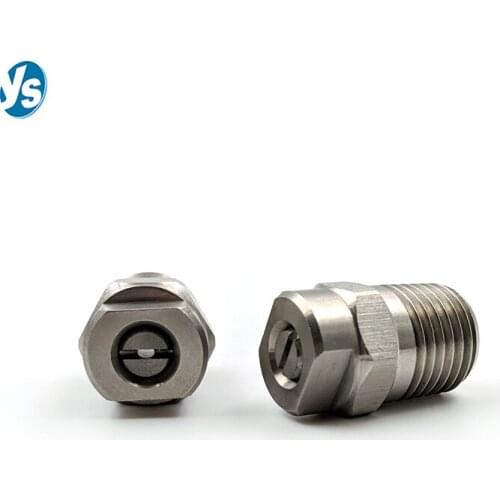 High strength cold rolled nozzle sanitation truck cleaning nozzle high pressure fan spray shape nozzle