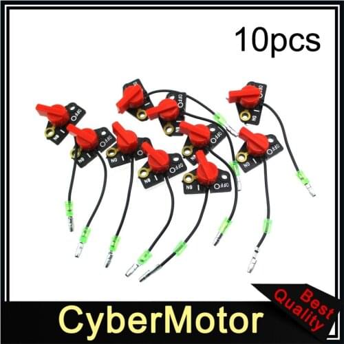 10x On Off Kill Engine Stop Switch For EX21 EX27 EX30 EX35 EX40 EH36 EH41 Engine