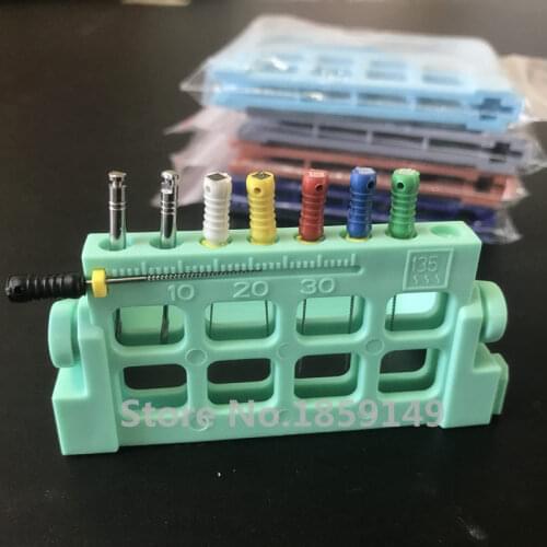 5pcs/set Dental Endo Dispenser Endodontic File Drill Stand Holder Autoclavable endo box