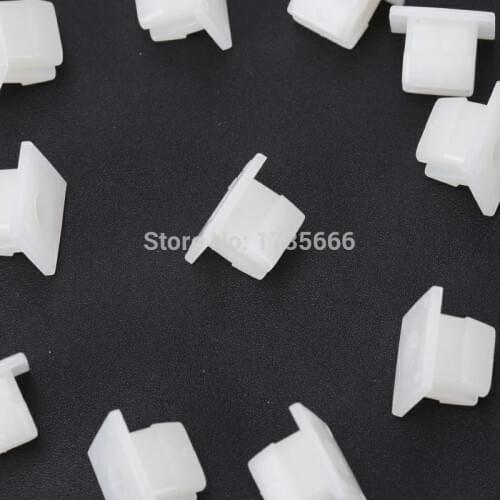 50 PCS Front Bumper Natural Nylon Nut #12 Screw 90189-06193 For Toyota Avalon & Camry