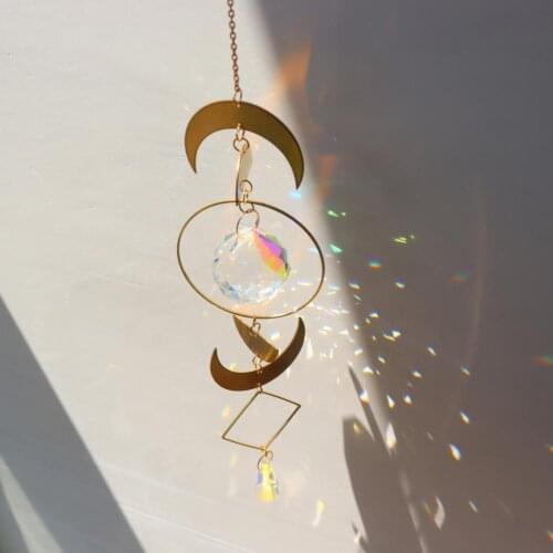80% Dropshipping!New Crystal Pendant Suncatcher Pendant Home Decoration