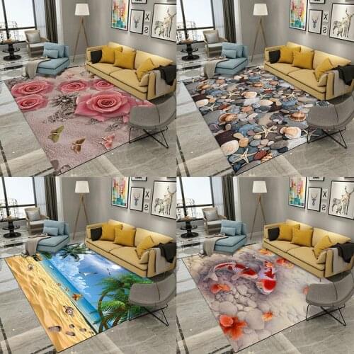 Nordic Style 3D Geometric Pattern Home Carpets for Living Room Bedroom Area Rugs Kids Room play Floor Protection Mat Hallway Rug