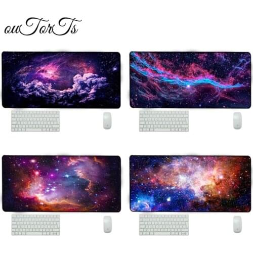 Mouse Pad Desk Pad for Office Computer XL Space Night Art Custom Mouse Mat Gaming Keyboard Game Customized Personalized Desk Pad
