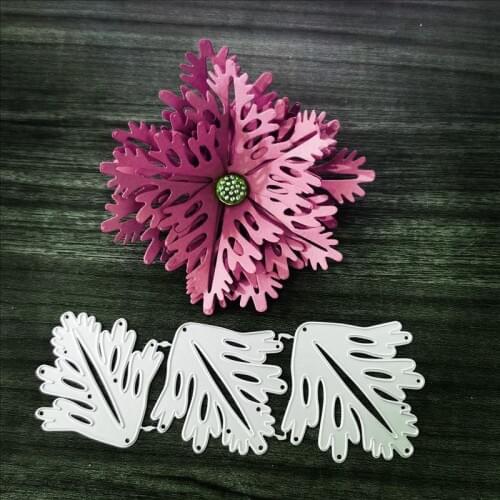 Beautiful Maple Leaf Flower combination Decoration Metal cutting Die scrapbook Paper knife Die stamping Die New Die