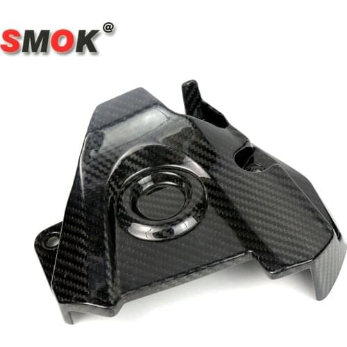 SMOK Carbon Fiber For Yamaha MT09 MT-09 MT 09 FZ09 Tracer FJ09 2014-2016 Motorcycle Engine Sprocket Chain Clutch Case Cover