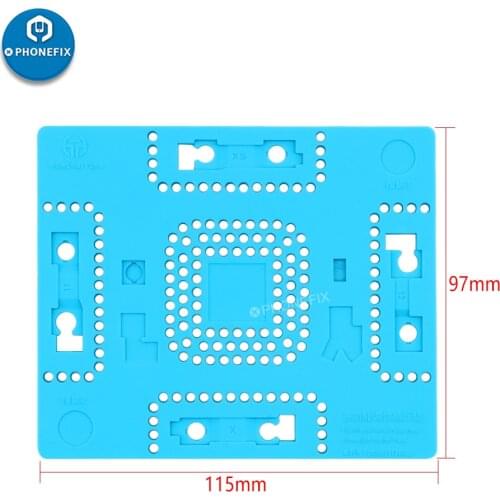 HONG HAI TONG Multi-functional Positioning Magic Protective Mat for IPhone X-11 Lattice Fixed Pad 7G-8P Fingerprint CPU Repair