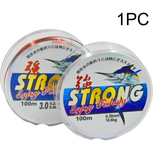Monofilament Nylon Ocean Fishing Line 100m Japan Material Not Fishing Line Bass Carp Fish Fishing Accessories Mainline Tippet