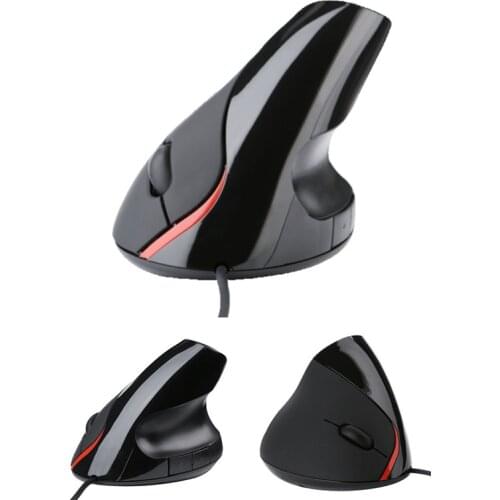 5D Wired Optical Gaming Mouse With USB Portable 1200DPI 2.4GH Ergonomic Upright Vertical Mouse For PC Desktop Laptop Computer